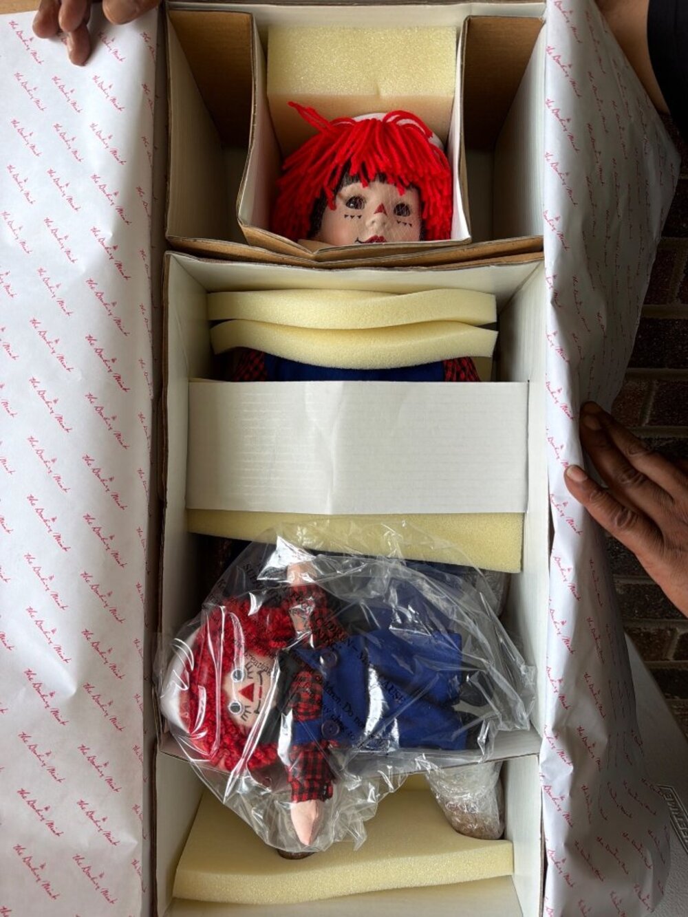 Danbury Mint Ann And Andy Porcelain Doll Set